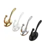 Siyah Beyaz Altın Gümüş Çöp Kancaları Banyo Havlu Giysileri Askı Kapısı Tek Ayakkabı Dolabı Dolap Hook4791374