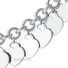 Charmarmbanden beroemde 925 Sterling Silver Designer Brands Classic Charm Diy Bracelet Multi Heart Label Handkleding L221216179O