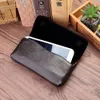 Genuine Leather Business Waist Bag First Layer Cowhide Men Hip Bum Fanny Hook Pack Loop Skin Belt Case Mobile Cell Phone 231220