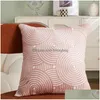 Almofada / travesseiro decorativo travesseiro casa tecido bordado er rosa amarelo cinza círculo geométrico almofadas decorativas quarto escritório sofá wa dh1qt