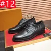 40Model Designer Luksusowe buty zwykłe buty modne Mase Men Menafers Moccasiny Oddychające poślizg na czarnych butach jazdy plus rozmiar 38-45