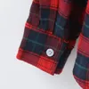 Camicie casual da uomo Camicia formale con risvolto scozzese abbottonata alla moda a righe sottili sottile leggera traspirante a maniche lunghe