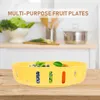 Учебные посуды наборы двухслойных дряных корзин с полой закусочной столовой для хранения кухонные растительные фрукты.