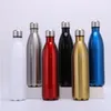 Outdoor Sports Bottles Cycling Camping Bicycle Bottle Mug 500ML Stainless Steel water Bottle Style school kids gift Ihnsu