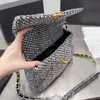 Sac de créateur de tweed de qualité miroir 19 sacs à carreaux pour femmes