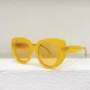 Gafas de sol Marco de ojo de gato de alta calidad 40100F Desfile de moda Estilo retro Gafas para hombres Rosa Rojo Amarillo Azul Gris 6 colores