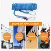 Tomshoo 10mm Rocce Climbing Rope 10m 20m 30m Outdoor Static Rapelling Fire Rescue Safety Escape Emergency Cord 231221