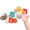 Fantoches de dedo animais presentes engraçados para crianças fantoche animal biológico bebê favor bonecas crianças brinquedos de pelúcia e jogos 231220