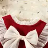 Girl's Dresses Autumn Kids Clothes Baby Girl Long Sleeve Dress Fashion Casual Bow Birthday Dress For Baby Girl Outing Dress