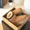 Frauen Winter Ultra Mini Boot Designer australische Plattformstiefel für Männer echtes Leder warmer Knöchelfell Stiefel luxuriöser Schuh 01