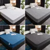 Waterproof Cartoon Quilted Fitted Sheet Bedspread With Elastic Band Non Slip Sheet King Size Bed Machine Washable For Home 231221