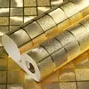 Fonds d'écran papier peint 3d sur le mur étanche en feuille d'or étanche papier peint en mosaïque roule