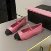 24 primavera e l'estate nuovo stile piccola fragranza Mary Jane scarpe femminili cintura con una parola incantesimo colore pelle di pecora ballerine piatte scarpe singole a bocca piatta