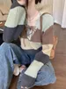 Pulls pour femmes Femmes Pull en tricot Mode Pulls surdimensionnés Dames Hiver Lâche Coréen College Style Jumper Rayé