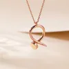 2024 Designer S925 Sterling Silver Clavicle Chain Fashion Card Cash Home Necklace Girl Girl Gift