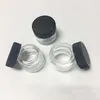 5mlガラス濃縮濃縮濃縮濃縮濃縮物リップクリームメイクアップダブコンテナ用のトップジャー