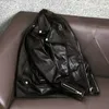 Mens äkta läderjacka Casual Jackets Coat Män Fashion Sheepskin Motorcykel LAPEL Slim Quality Coat S-4XL Specialerbjudande 231221