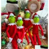 Christmas Decorations 2022 Green Monster Elf Ornament Pendant Doll Party Supply Decoration Year Drop Delivery Home Garden Festive Sup Dhnxo