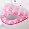 Type à fermeture éclair Couverture de toilette imperméable Ménage d'hiver Coral Velvet Woilet Soutr Cushion Universal Comfort Toilet Soupt Couvercle 231221