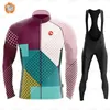 Inverno in vello termico set abiti da ciclismo abito da uomo abito sportivo sport in bici mtb pantaloni bavaglini da pettorale caldo ropa ciclismo 231221