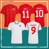 Fãs Tops Tees 2022 Wales Soccer Jersey 22/23 Home Red Allen Bale Ramsey Camisa Equipe Nacional James Wilson Brooks Giggs Away Football Uniform