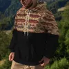 Vintage Erkek Hoodie 3D Etnik Totem Baskılı Uzun Kollu Üstler Moda Gevşek Sıradan Sweatshirt Üst Boyut Hoodies Erkekler 231220