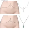 Tailleketting Riemen Kleurrijke Strass Dangle Navelpiercing+Tailleketting Stalen Druppelhanger Navelpiercings Ombligo Chain Bo Sieraden Sexy LaL231221