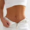 Waist Chain Belts 20 Styles Boho Rhinestone Zircon Star Moon Pendant Waist Belly Belt Chain Women Summer Bikini Y2K Accessories Rave Bo Jewelry 231221