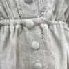 Robes pour femmes Jupe de robe de créatrice australienne Linette lâche Lanterne Lanterne French Hollow V-col