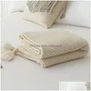 Filtar filtar ins nordisk stil soffa er filt kontor tupplur stickad boll ull casual luftkonditionering droppleverans hem gard dhn17