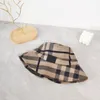 Höst/vinter hink män kvinnor designer bred brim bomull fiskare varm solbassäng hatt