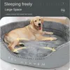 Mjuk dubbelsidan Pet Cat Dog Bed Big Dogs House Warm Soffa Cushion Stor petkorg Filtstillbehör Medium Kennel Produkter 231221