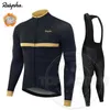 2023 Raphaful Winter Thermal Fleece Cycling Jersey Set Long Sleeve Clothing Road MTB Bike Shirts Ropa Ciclismo 231221