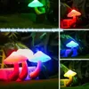 Sensor nocturno de forma de hongo Luz Led Night Light, Fantasy Mushroom World, Automatic Sensor Light Touch Night se ilumina automáticamente, coloridos colores cambiantes.