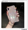 Lumo e alla moda tutto guscio trasparente cristallo di diamante luminoso adatto a Samsung Note 20 10 9 S23 S22 S21 Ultra A72 A12 S10E S10 S9 S9 S8 231221