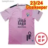 Fanów TOPS TEE 23 24 MALAGA MENS SOCCER Jerseys Bustinza M. Juande Ramon Febas Alex Gallar Fran Sol Munoz Home Away 3rd GK Football Shirts krótkie mundury