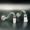 10mm 14mm 18mm Clear Thick Pyrex Glass Oil Burner Pipe Man Female Foint For Water Pipe Glass Bong Dab Rig Bowl ZZ