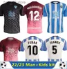 Fani Tops Tees 2324 CF MALAGA SOCCER Jerseys 20232024 Away Juanpi Luis Munoz Adrian Football Shirt Burgos Casas Juankar Camiseta de Futbol Juande Febas Minforms Men K.