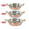 Pfannen Kupferpfannen-Set Omelett-Ei 3-teilig Einzelküche Braten Kochen299a