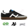 Samba Shoes Gazelles Diseñador casual vegetariano Blanco Goma de mascar roja zapatillas de deporte serán gamuza Rosa Azul crema Verde gruesa zapatillas de deporte