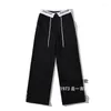 Calça feminina Coloque a cintura Sports American Sexy Loose casual Hiphop Jazz Dance Sweatpants Spring and Autumn