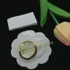 Clip per capelli in oro 18K vintage con stilista in scatola Women Chic Barrettes Hairclips Hair Jewelry