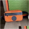 Utomhuspåsar herr mode mticolor bältespåse kvinnor midja avslappnad blixtlås bröstkorg packa av män bumbag crossbody rutnät släpp leverans dh1b0