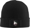 Berets Dirt Bike Motocross USA Flag Beanie Hats Warm Chunky Cable Knit Hat Slouchy Skull Cap For Women Men Black