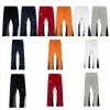 Pantalones de moda Carta Impreso Pantalón deportivo High Street Algodón Negro Blanco Naranja Pantalones de chándal Pantalones Casual para hombre Pantalón de cintura elástica Ropa famosa suelta