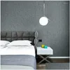 Wallpapers Wallpapers Nordic Ins Wind Cement Gray Wall Sticker Simple Plain Color Bedroom Living Room Industrial Retro American Light Dhktq