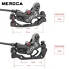 Meroca M4 Bicycle MTB Freno MTB Disco idraulico da 160 mm Olio per bici MTB 4 parti del pistone Ciclismo 231221