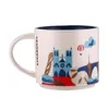 14oz Capacity Ceramic Starbucks City Mug France Cities Coffee Mug Cup with Original Box Paris City290C