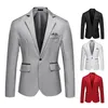 Costumes masculins Business Blazer Blazer Pocket Pocket Soft Soft Suit Veste pour les rencontres
