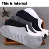 Män handduk Bottom Boat Socks Cotton Sport Sweat Breates Silicone Antislip LnVisible Spring Summer Black 10 Parväg 231221